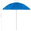 vidaXL Umbrelă de soare de plajă Hawaii, albastru, 240 cm