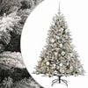 vidaXL Brad de Crăciun artificial cu glob 120 cm 150 LED-uri Alb cald