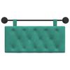 vidaXL Cap de pat suspendat Pe perete Turcoaz 90 x 55 x 7 cm Catifea