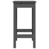 vidaXL Set mobilier de bar, 5 piese, gri, lemn masiv de pin