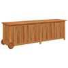 vidaXL Ladă depozitare grădină cu roți, 150x50x58cm, lemn masiv acacia