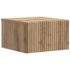 vidaXL Dulap de noapte suspendat Stejar Artizanal 33 x 34,5 x 20 cm