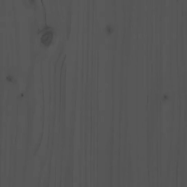 vidaXL Tăblie de pat, gri, 206x4x100 cm, lemn masiv de pin