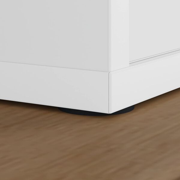 vidaXL Tampoane pentru Picioare de Mobilier 12 pcs Negru &Oslash; 30 x 2 mm