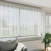vidaXL Cortină din Dantelă cu perdele Alb 160 x 900 cm Poliester