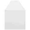 vidaXL Dulap TV de perete Pe perete 2 pcs Alb Lucios 98 x 31 x 29,5 cm
