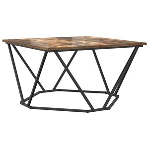 vidaXL Masă de cafea Stejar fumuriu 80 x 80 x 45 cm
