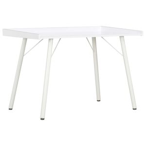 vidaXL Birou, alb, 90 x 50 x 79 cm