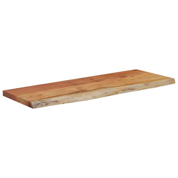 vidaXL Raft perete 80x30x2,5 cm dreptunghiular lemn acacia margine vie