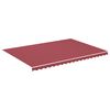vidaXL P&acirc;nză de rezervă copertină, roșu vișiniu, 5x3,5 m, poliester