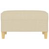 vidaXL Taburet, crem, 70x55x41 cm, material textil