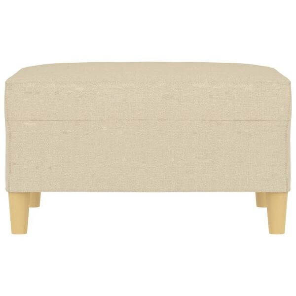 vidaXL Taburet, crem, 70x55x41 cm, material textil