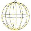 vidaXL Bola Alb cald 40 x 40 x 42 cm Metal 120 LED-uri