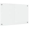 vidaXL Panou de bucătărie Transparent 80 x 50 cm sticlă securizată
