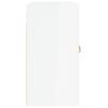vidaXL Dulap de perete, alb extralucios, 60x31x60 cm, lemn compozit