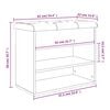 vidaXL Bancă pentru pantofi stejar sonoma 62x32x50 cm lemn prelucrat