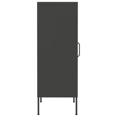 vidaXL Dulap de depozitare, antracit, 42,5x35x101,5 cm, oțel