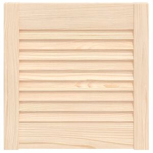 vidaXL Ușă de dulap cu design lambriu, 39,5x39,4 cm, lemn masiv de pin