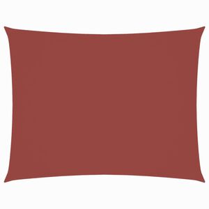 vidaXL Parasolar din țesătură oxford, dreptunghiular, 2x4 m, cărămiziu