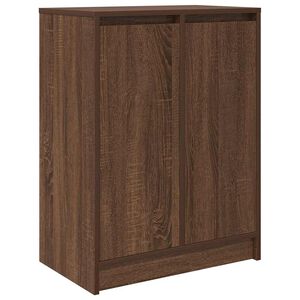 vidaXL Dulap Pantofi Stejar maro 57x34x76 cm Lemn prelucrat