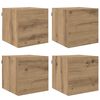 vidaXL Dulap TV montat pe perete Stejar Artizanal 30,5 x 30 x 30 cm