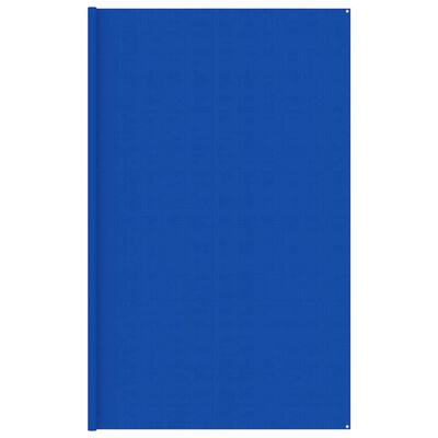 vidaXL Covor pentru cort, albastru, 400x400 cm, HDPE
