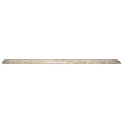 vidaXL Blat de masă, gri, Ø60x2,5 cm, marmură