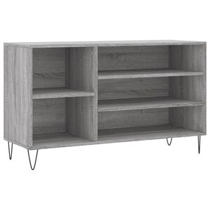 vidaXL Pantofar, gri sonoma, 102x36x60 cm, lemn prelucrat
