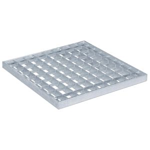 vidaXL Grătar Argintiu 30 x 30 x 2 cm Oțel galvanizat prin imersie