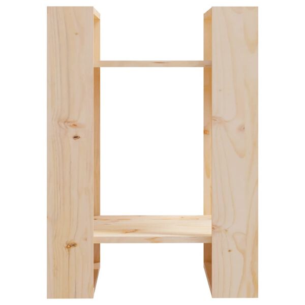 vidaXL Bibliotecă/Separator cameră, 41x35x57 cm, lemn masiv de pin