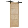 vidaXL Ușă glisantă ORKDAL natural 86 x 211 cm Lemn masiv de pin