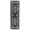vidaXL Covor Runner FLORNES Țesut Model Gri 67 x 150 cm PP 7 mm