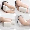 vidaXL Knee Pillow Alb Spumă cu memorie și poliester 26 x 21,5 x 15 cm