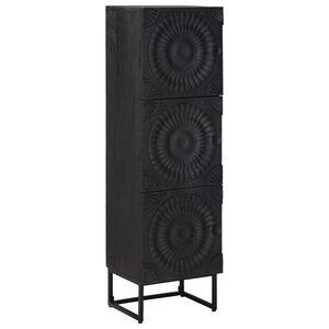 vidaXL Bufet Negru 35 x 30 x 120 cm