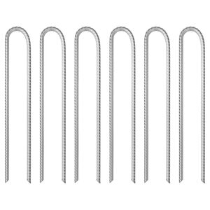 vidaXL Țăruși de cort, 6 buc., 37 cm, &Oslash;11,3 mm, oțel galvanizat