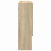 vidaXL Dulap cu oglindă pentru baie Stejar sonoma 80 x 17 x 55 cm