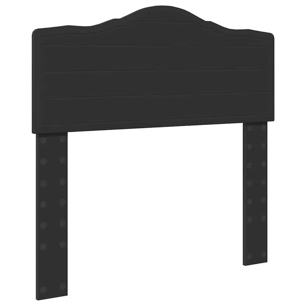 vidaXL Tăblie cap cu headboard Stejar Negru 75 cm Lemn compozit