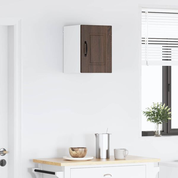 vidaXL Dulap de bucătărie Stejar &icirc;nchis 30 x 31 x 40 cm Lemn compozit