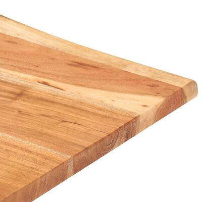 vidaXL Masă de bar, muchii naturale, 60x60x110 cm, lemn masiv acacia