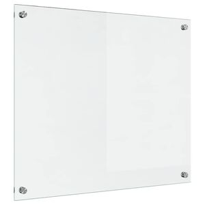 vidaXL Spate de bucătărie Transparent 70 x 60 cm sticlă securizată