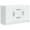 vidaXL Bufet Alb 89 x 34,5 x 57 cm Lemn prelucrat