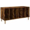 vidaXL Dulap pentru discuri stejar fumuriu 100x38x48 cm lemn compozit