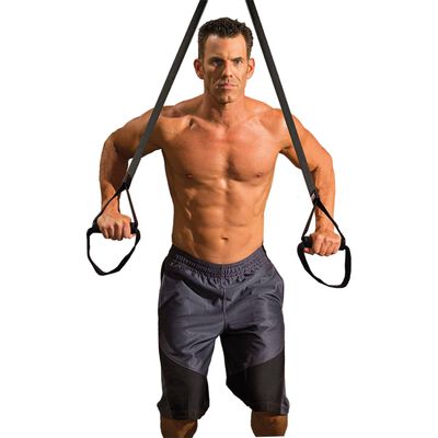 Iron Gym Set de antrenament cu suspensie X-Trainer, negru IRG040