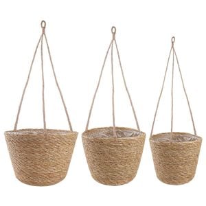 vidaXL 3 buc. natural &Oslash;26 x 19 cm 100% Iarbă de mare