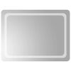 vidaXL Oglindă de baie cu LED, 80x60 cm