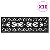 vidaXL Trepte de scară, 10 buc., 25x75 cm, cauciuc