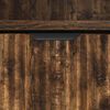 vidaXL Dulap de Baie cu sertar Stejar fumuriu 31,5 x 33 x 190 cm