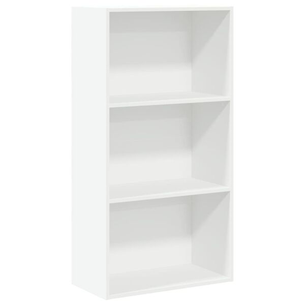 vidaXL Bibliotecă, alb, 60x30x114 cm, lemn prelucrat