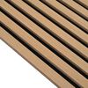 vidaXL Panouri acustice de perete 8 buc șipci 60,5x60 cm furnir stejar