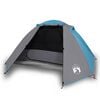 vidaXL Cort de camping cupolă pentru 2 persoane, albastru, impermeabil